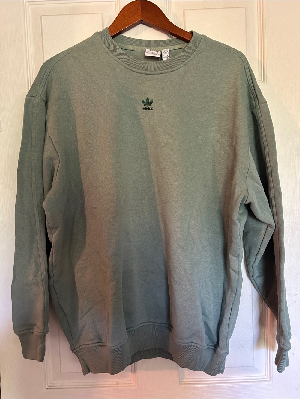 adidas Men’s Crewneck Sweatshirt in Sage Green